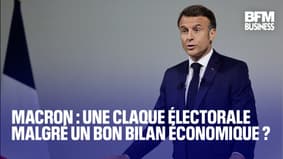Macron: une claque électorale malgré un bon bilan économique? 