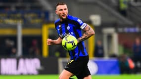 Milan Skriniar lors du match Inter Milan-Empoli, le 23 janvier 2023