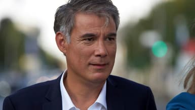 Le premier secrétaire du PS Olivier Faure à Blois, le 27 août 2022