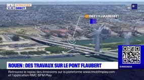 Rouen: des travaux jusqu'au 28 février sur le pont Flaubert