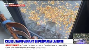 Inondations dans le Pas-de-Calais: les habitants se préparent à la suite à Saint-Venant