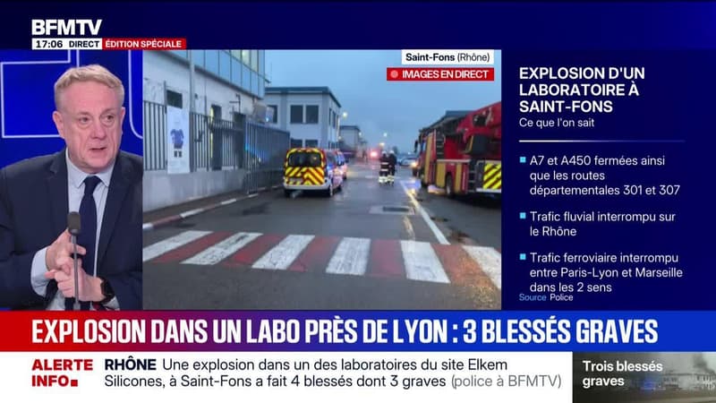 Marshall Truchot : Explosion dans un labo près de Lyon, 3 blessés graves - 22/12