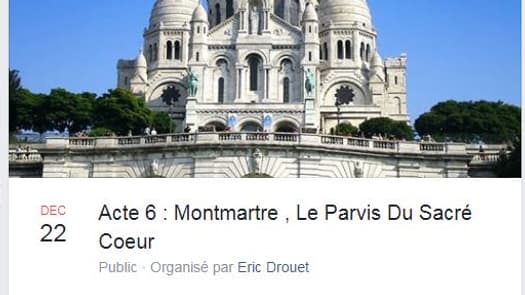 Le groupe lié à la mobilisation des gilets jaunes de samedi