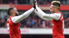 Lacazette et Aubameyang
