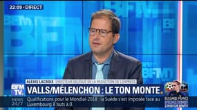 Le ton monte entre Manuel Valls et Jean-Luc Mélenchon