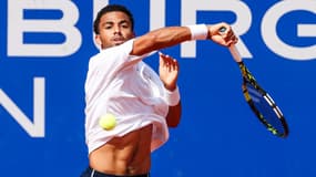 Le Français Arthur Fils lors du tournoi de tennis d'Hambourg, juillet 2024