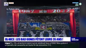 Les Bad Gones ont fêté leurs 35 ans lors du match OL-Nice