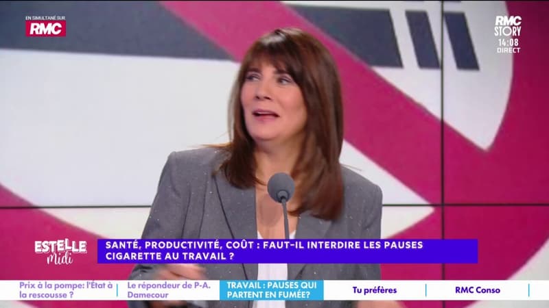 Interdire les pauses cigarettes au travail : "Quand vous avez trois secrétaires, celle qui ne fume pas est désavantagée", promet Estelle Denis