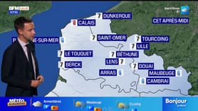 Météo Nord-Pas-de-Calais: quelques pluies voire des flocons ce jeudi, 7°C à Lille