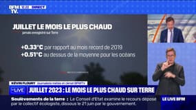 Le mois de juillet 2023 a battu le record du mois le plus chaud sur Terre