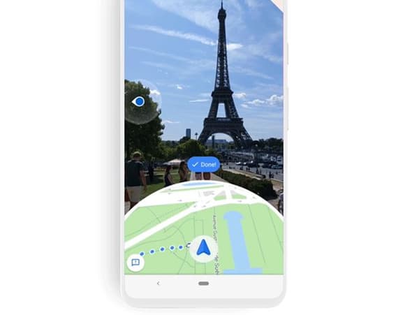 Google Maps passe à la réalité augmentée sur mobile. 