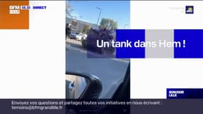 Nord: un tank dans les rues de Hem samedi pour un clip de rap 