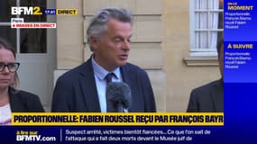 Proportionnelle: "pas la priorité" estime Fabien Roussel reçu par François Bayrou