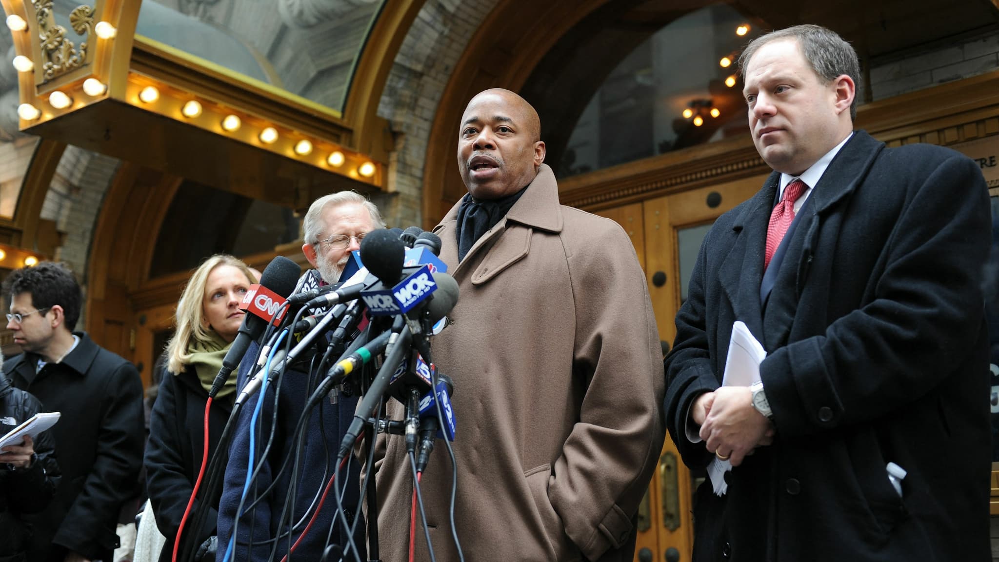 Eric Adams, alors sénateur de New York, en 2010