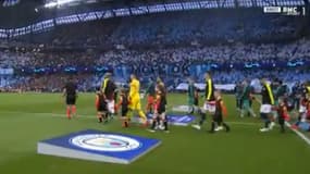 Tifo de l'Etihad Stadium.