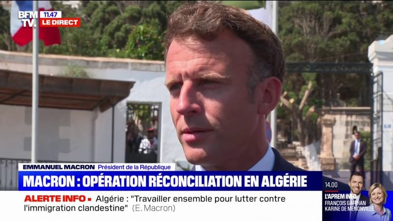 Emmanuel Macron en Algérie: 