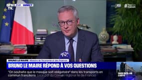 Bruno Le Maire: "Les entreprises passent avant l'augmentation de la dette"