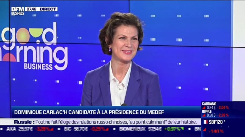 Dominique Carlac'h candidate à la présidence du Medef