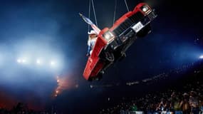 Beyoncé dans sa Cadillac penchée à Houston, le 28 juin 2025