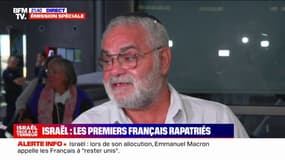  "Partir était nécessaire": Le témoignage d'un Français rapatrié d'Israël à son arrivée à l'aéroport de Roissy