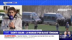 Nathalie Duval, mère d'un blessé grave à Sainte-Soline: "Ce n'est pas normal de tirer sur les manifestants"