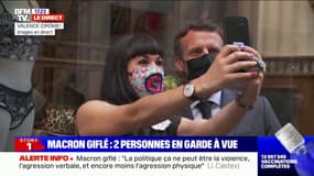 Emmanuel Macron giflé: le chef de l'État continue malgré tout de se rendre au contact des Français à Valence