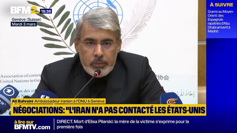 "Le seul langage possible avec les États-Unis est celui de la défense", dit l'envoyé spécial iranien auprès de l'ONU