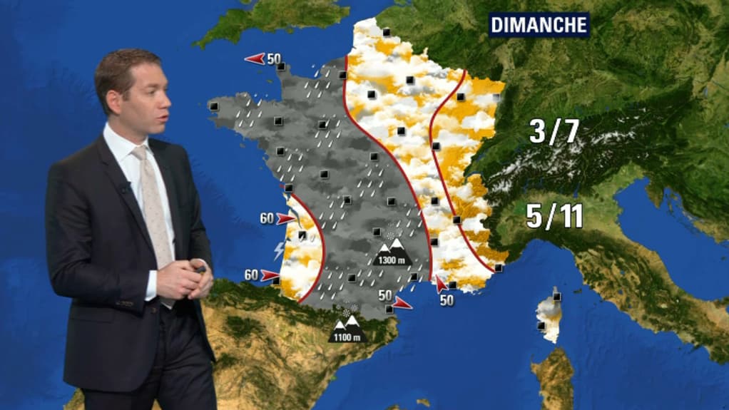 Les prévisions pour le dimanche 25 novembre.
