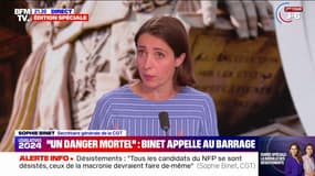 Sophie Binet (CGT): "Le Rassemblement national, c'est le parti du mensonge"