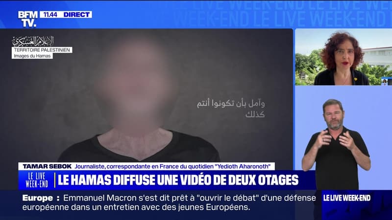 Regarder la vidéo Le Hamas diffuse une vidéo de deux otages - 28/04