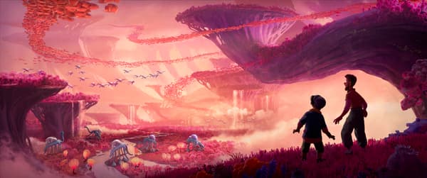 Un concept art de "Strange World", production Disney prévue pour 2022
