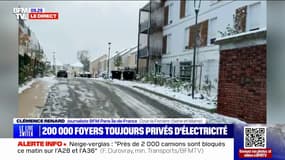 Neige: des habitants bloqués chez eux ce vendredi matin
