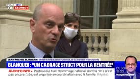 Jean-Michel Blanquer: "La vidéo [du parent d'élève] était mensongère et faite pour aboutir à quelque chose de violent"