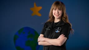 L'assistante médicale et survivante du cancer du St.Jude Children's Research Hospital Hayley Arceneaux, pose pour une photo lors d'une visite dans un établissement SpaceX à Hawthorne, en Californie. (Photo d'illustration)