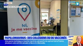 Alpes-Maritimes: des collégiens vaccinés contre les papillomavirus