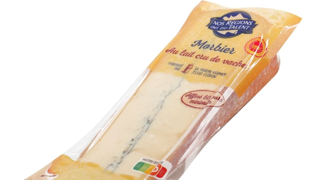 Ce morbier au lait cru de vache, de la marque Nos régions ont du talent et vendu chez Leclerc, fait l'objet d'un rappel partout en France à cause de la bactérie E.Coli.