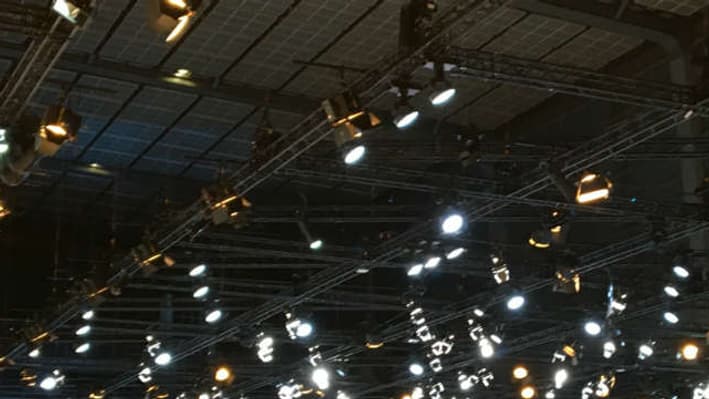 Le stand Peugeot, dans la configuration pour la première journée presse, le 29 septembre.