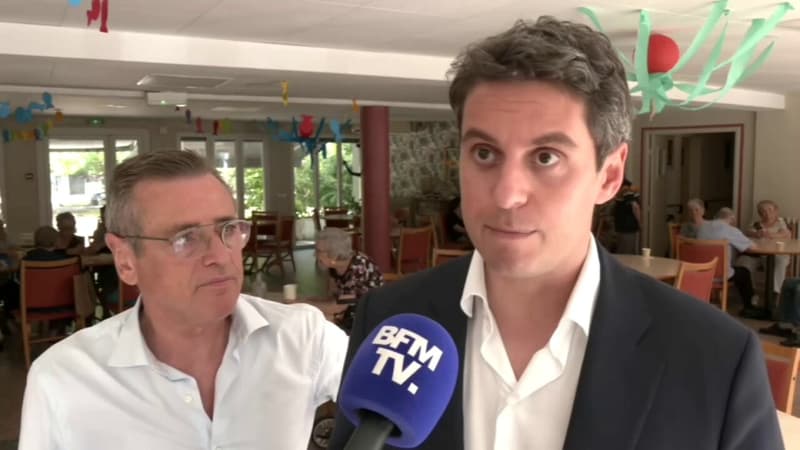 Canicule: "Ce qu'il se passe aujourd'hui dans nos écoles montre qu'il y a un retard sur l'isolation thermique", déclare Gabriel Attal, candidat à l'élection présidentielle et ancien Premier ministre