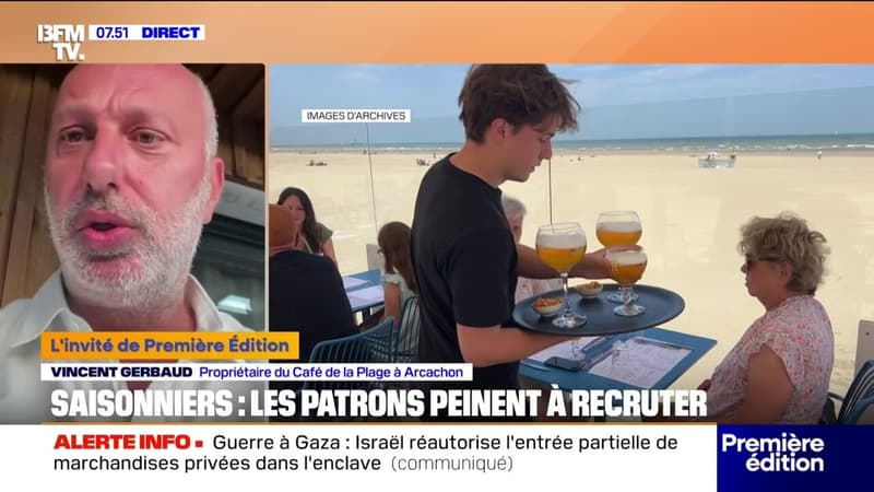 Il ne faut pas vendre seulement une saison mais un climat social avec un logement décent et des horaires dans les clous: un restaurateur donne des conseils pour recruter en cette période estivale