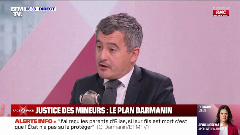 Justice des mineurs: Gérald Darmanin souhaite 