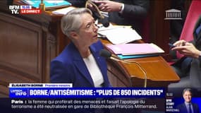 Élisabeth Borne dénonce une intensification "des manifestations de haine" et recense "plus de 850 incidents"  depuis les attaques du Hamas du 7 octobre