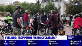 Yvelines: des cyclistes demandent des pistes cyclables sécurisées