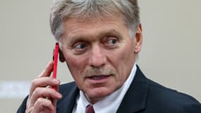 Le porte-parole du Kremlin, Dmitri Peskov, le 27 juillet 2023 à Saint-Pétersbourg