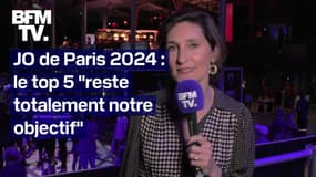 Aux JO de Paris 2024, "le top 5 reste totalement notre objectif": l'interview d'Amélie Oudéa Castéra en intégralité