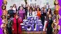 La main peinte en violet, elles posent: une "bande de femmes Insoumises" créée pour contrer le sexisme en politique