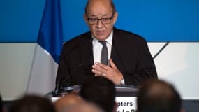 Jean-Yves Le Drian le 3 mars 2017 à Marignane