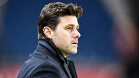 L'entraîneur du PSG Mauricio Pochettino au Parc des Princes