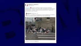 Une photo, qui semble montrer des militaires en train de ramasser des poubelles à Paris, a circulé sur les réseaux sociaux. 