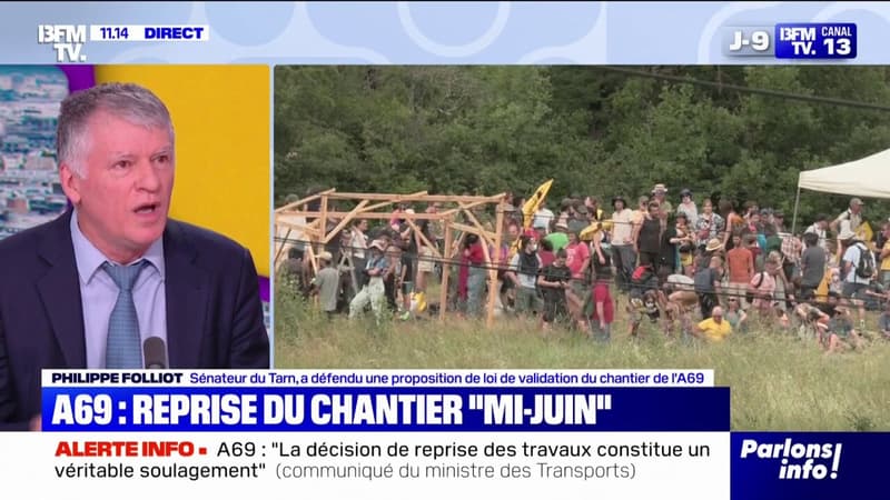 Reprise du chantier de l'A69: 