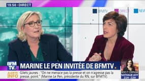 Marine Le Pen face à Ruth Elkrief (2/2)